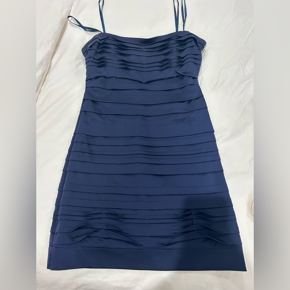 Elegant Navy Blue Dress